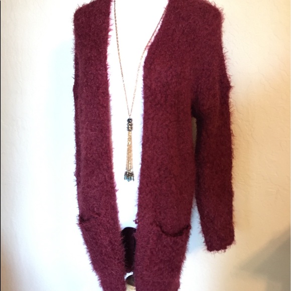 debut Sweaters - 🌹 Burgandy Cardigan